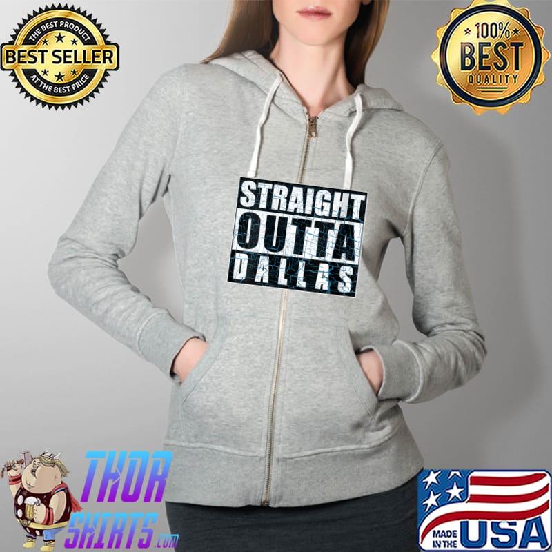 Best straight Outta Dallas Fantasy Football T-Shirt Full Zip Hooded