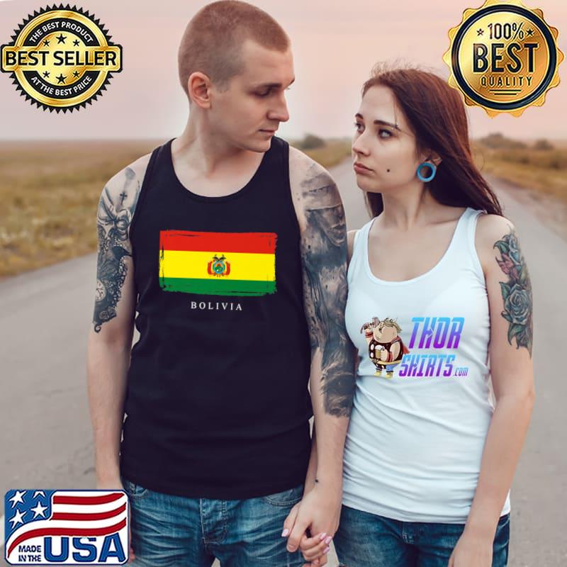Bolivia Bolivian South America Flag Latin America Oruro Premium T-Shirt Tank Top