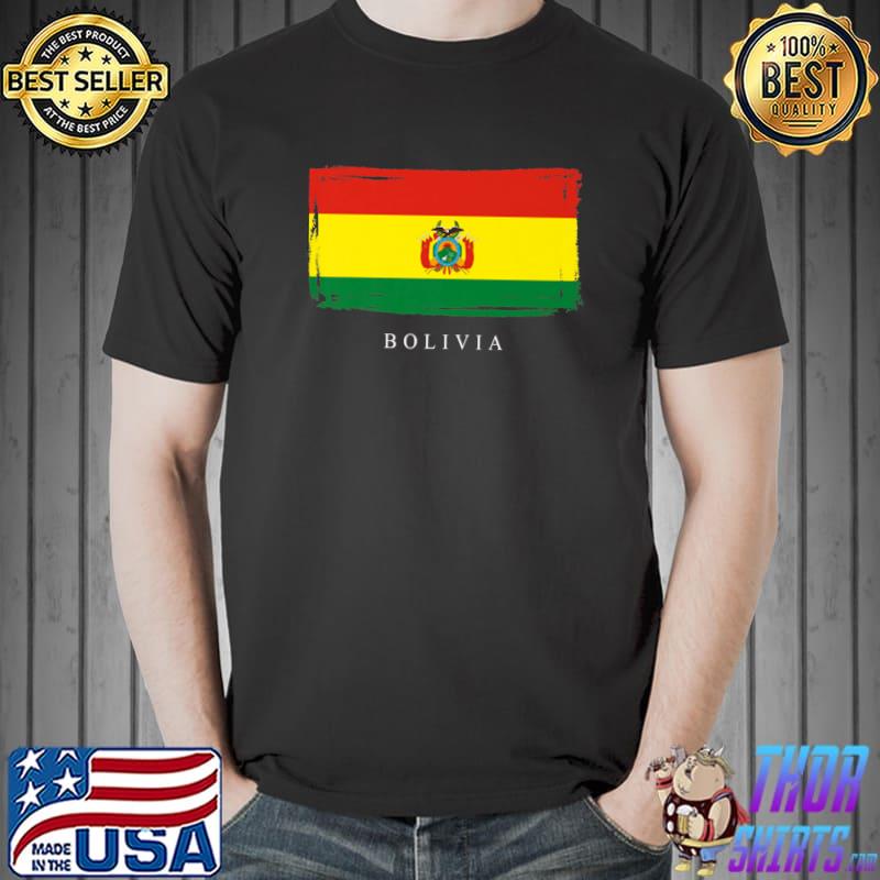 Bolivia Bolivian South America Flag Latin America Oruro Premium T-Shirt Unisex