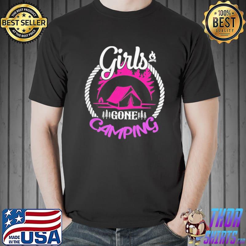 Camping Girl Gone Camping Classic Shirt Unisex