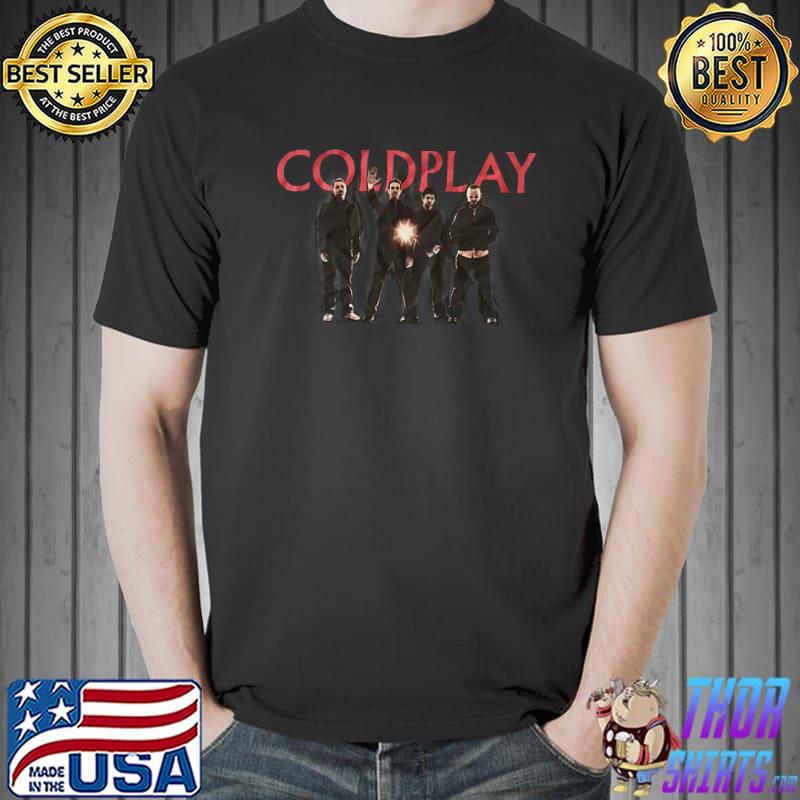 Coldplay Band Ex Tour Green Shirt Unisex