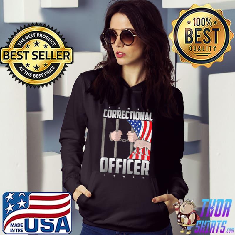 Correctional Officer American Flag Patriotic T-shirt