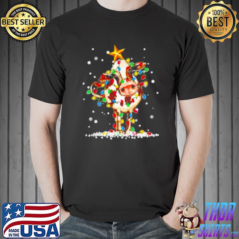 cow Christmas light s Unisex