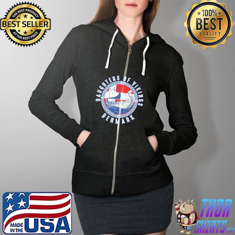Daughters Of Vikings Denmark Shirt Full Zip Hooded