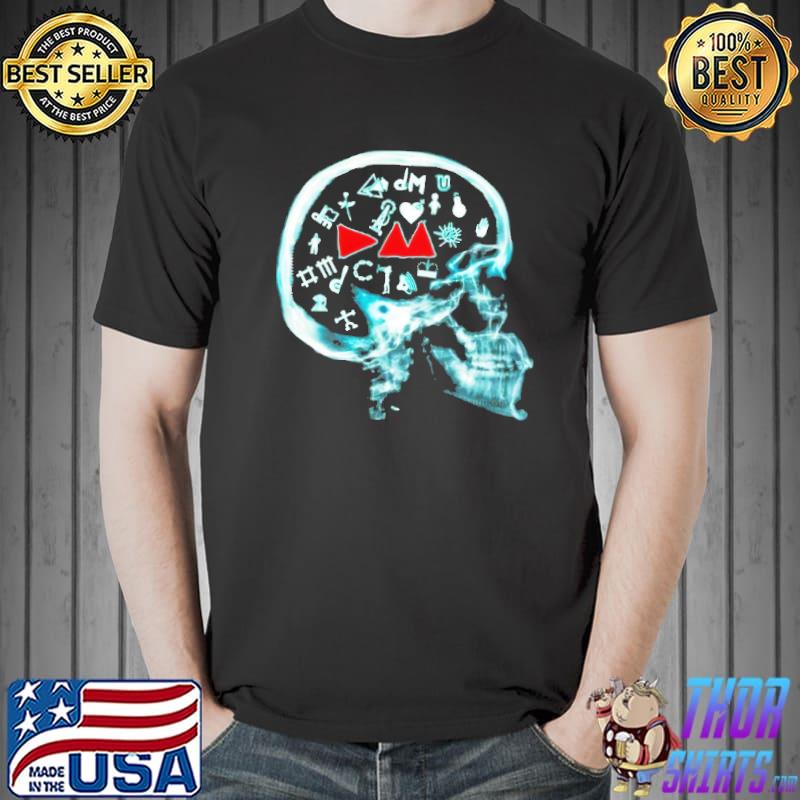 Deme Depeche In Skull Head Shirt Unisex