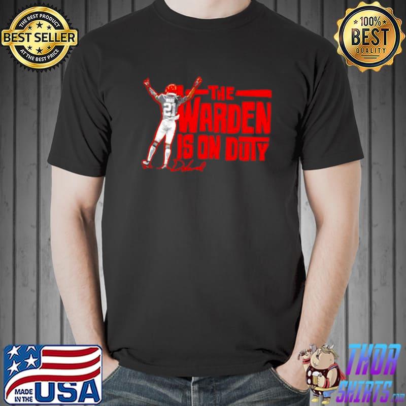Denzel Ward Cleveland Browns warden’s on duty signature s Unisex