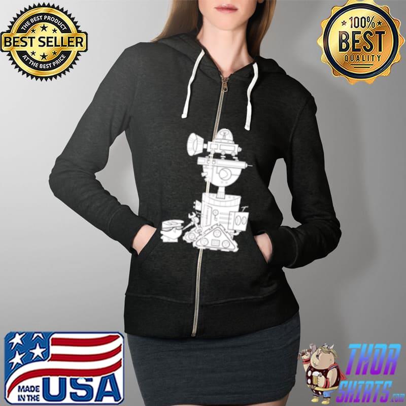 Dexter's Lab Robot Shirt Full Zip Hooded