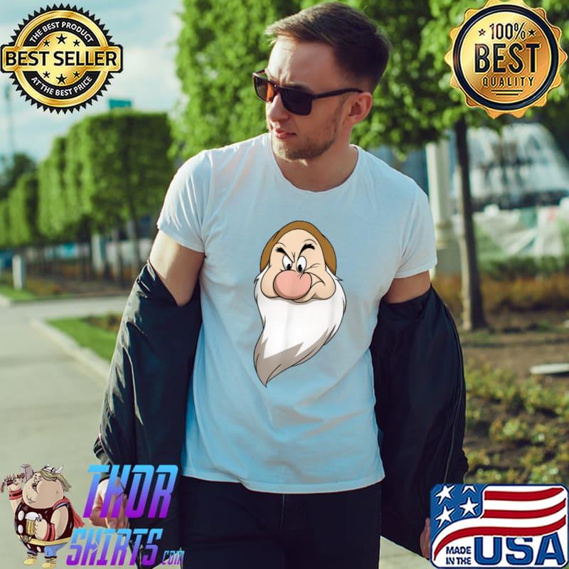 Disney Snow White And The Seven Dwarfs Grumpy Big Face T-Shirt Unisex