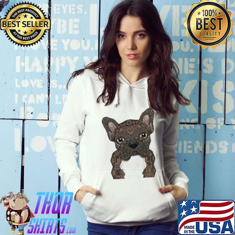 Dog Brindle Frenchie Art Shirt