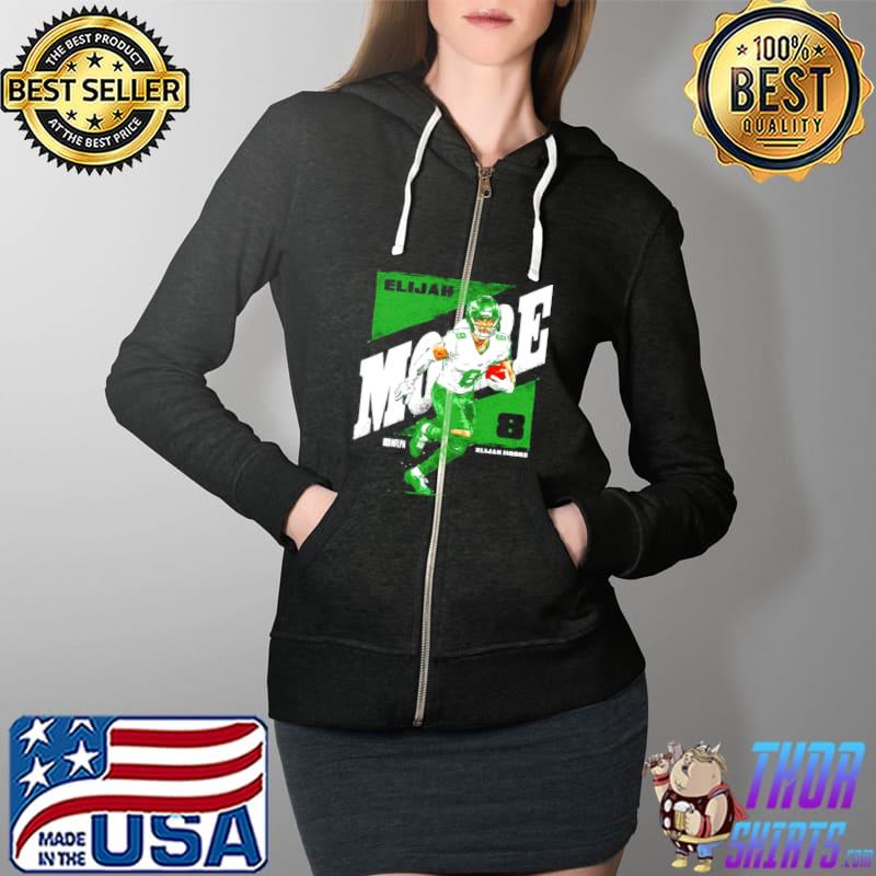 Elijah Moore New York Jets Highlight s Full Zip Hooded