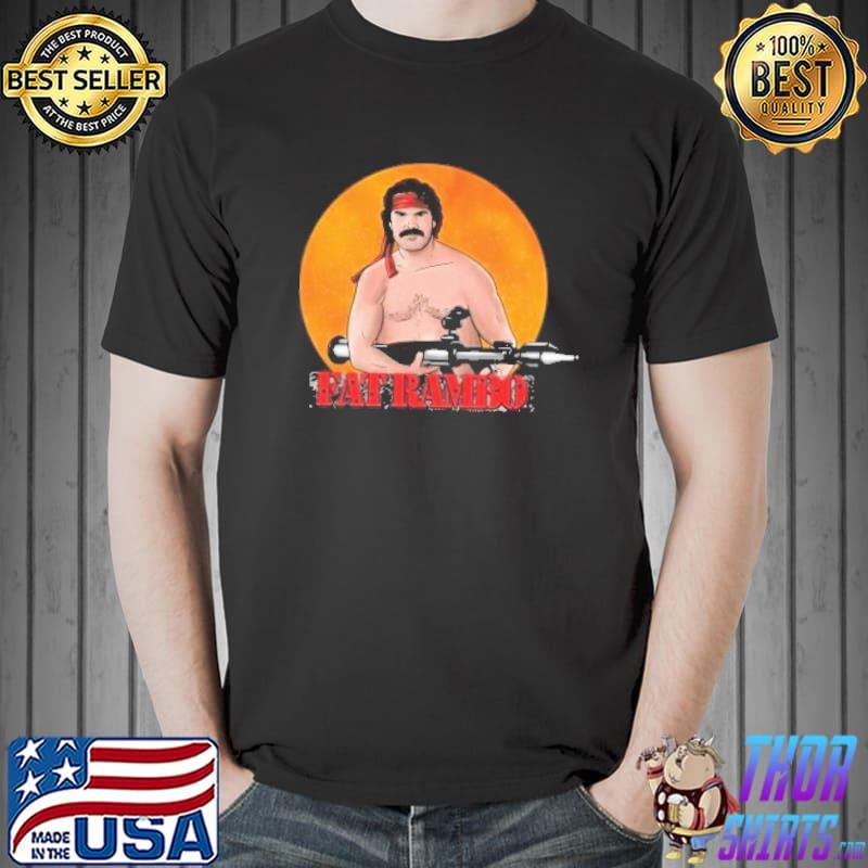 Fat Rambo Gun Vintage Shirt Unisex