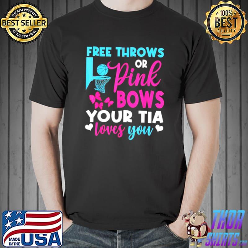 Free Throws Or Pink Bows Tia Loves You Gender Reveal s Unisex