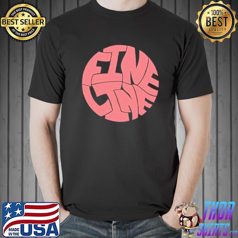 Funny fine Line graphically written Shirt Unisex