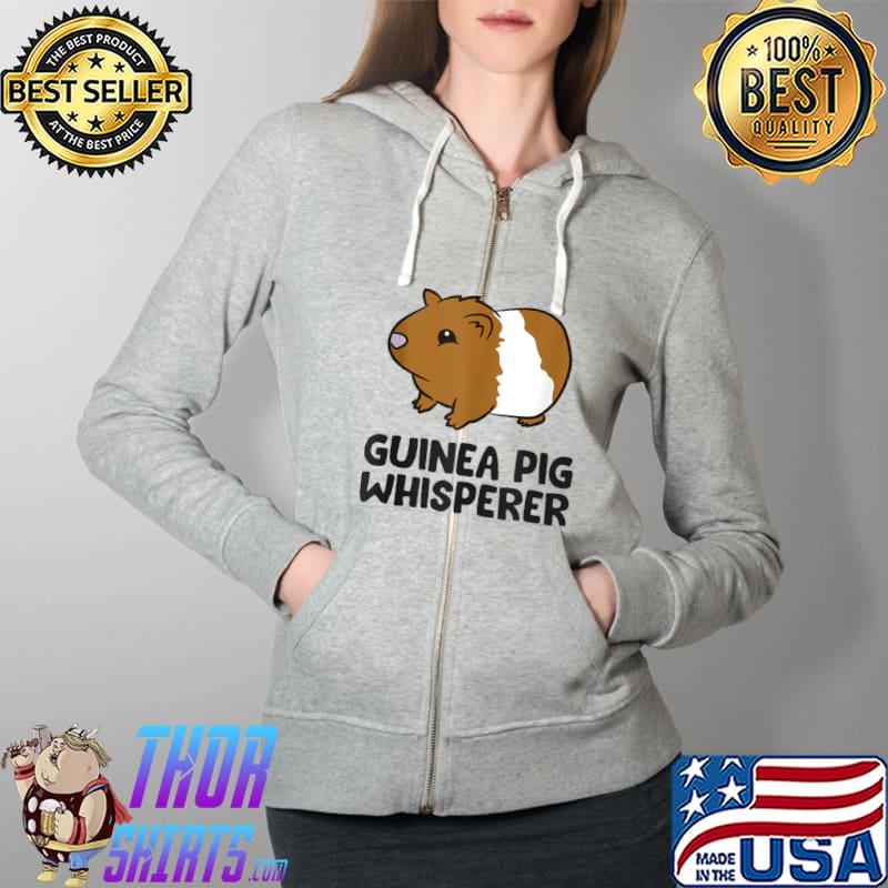 Funny Guinea Pig Lover Guinea Pig Whisperer T-s Full Zip Hooded