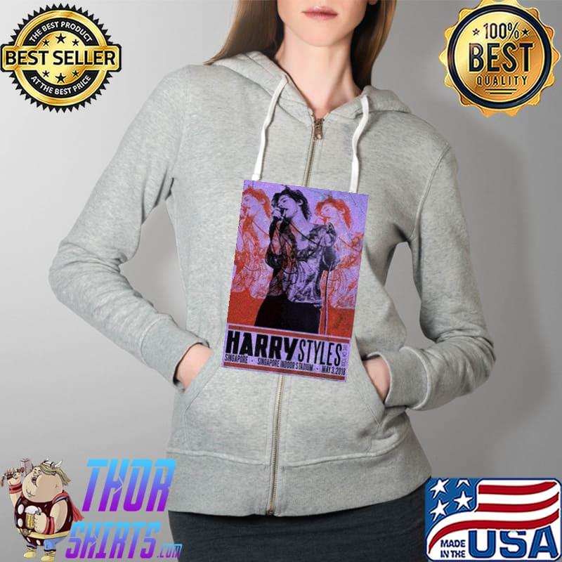Funny harry Styles Performing Poster Shirt Full Zip Hooded