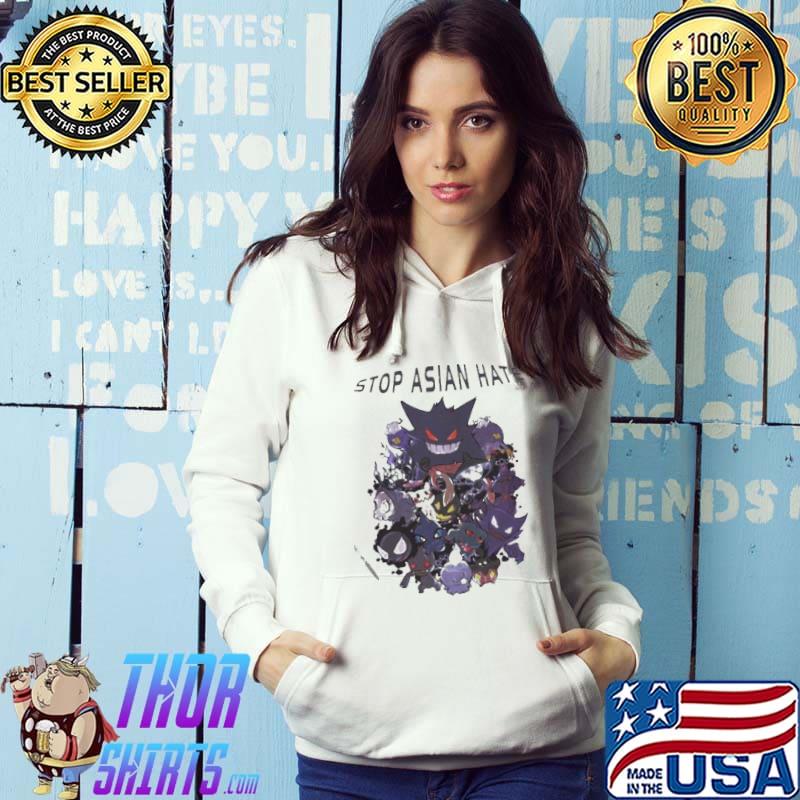 Funny Pokemon Character stop Asian hate shirt