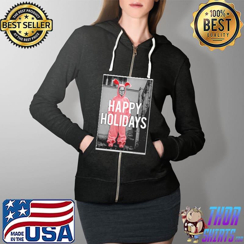 Funny Ralphie Happy Holidays A Christmas Story Shirt Full Zip Hooded