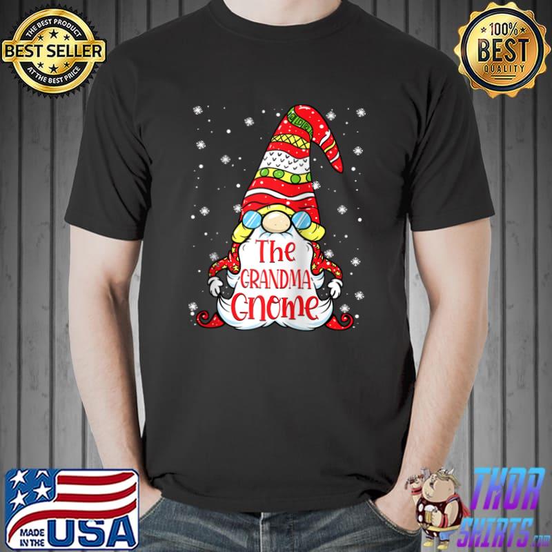 Funny the Grandma Gnome Matching Family Christmas Pajamas Costume T-s Unisex