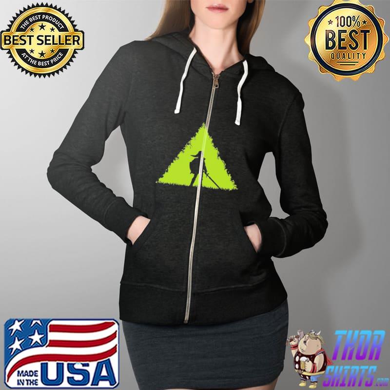 Funny tri Force Mythic Artifact Symbol Arcade Shirt Full Zip Hooded