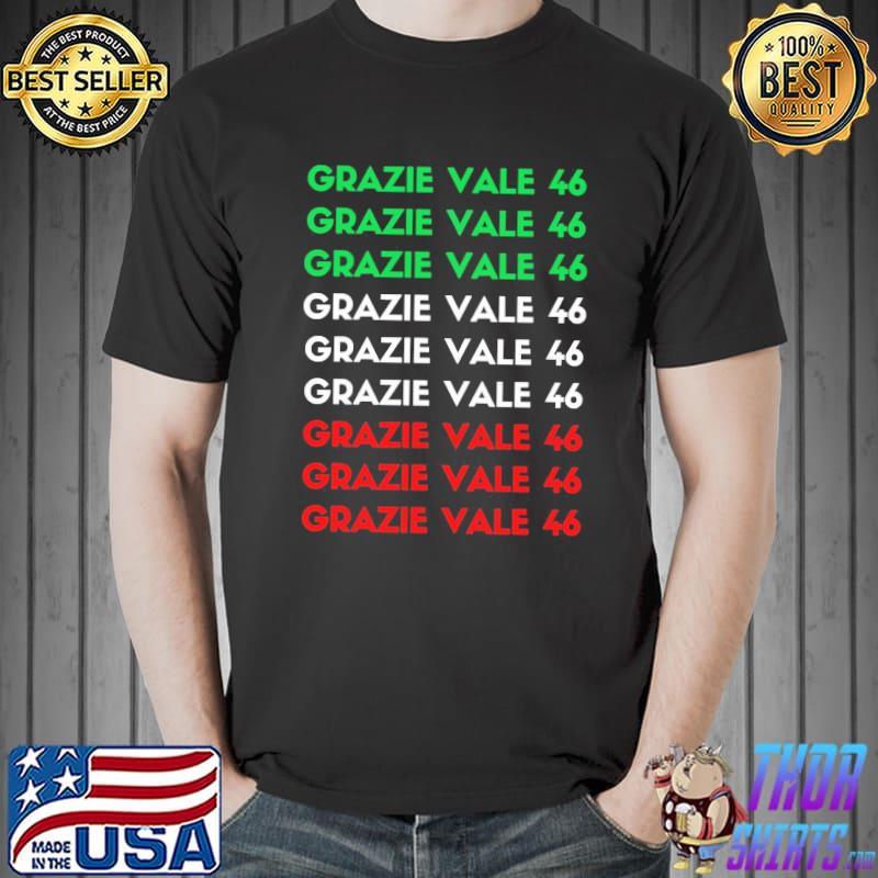 Funny Vale Rossi Grazie Vale 46 Unisex T-Shirt Unisex
