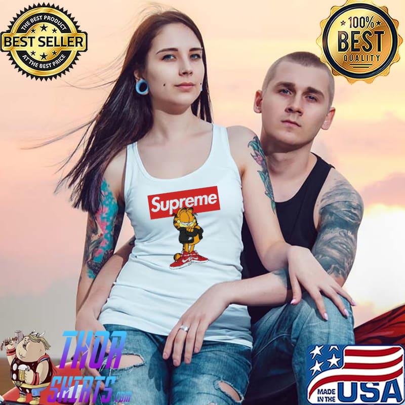 Garfield Supreme x Nike Logo Stay Stylish Shirt Tank Top