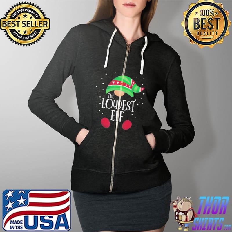 Gnome The Loudest Elf Germany Flag Shirt Full Zip Hooded