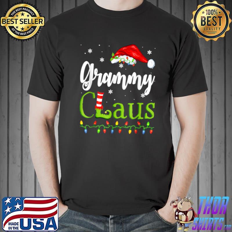 Grammy Claus Shirt Christmas Pajama Family Matching Xmas T Shirt Unisex