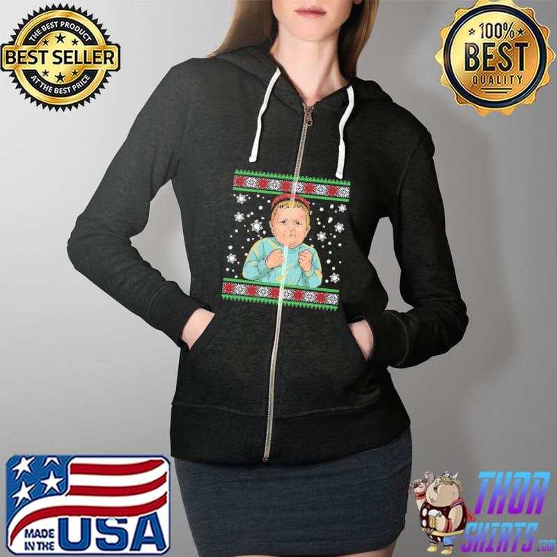 Hasbulla Christmas sweater T-Shirt Full Zip Hooded