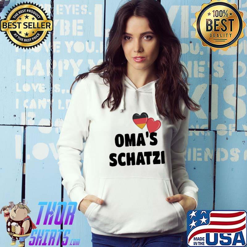 Heart Oma's Schatzi Germany Flag Shirt