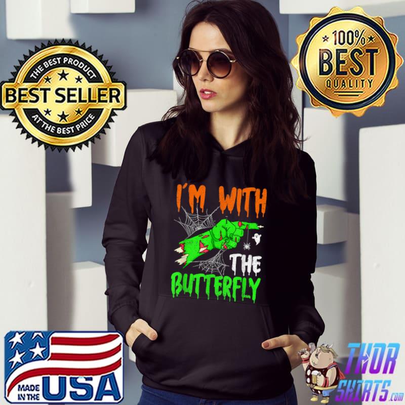 I’m With The Butterfly Halloween Costume For Women Men T Shirt