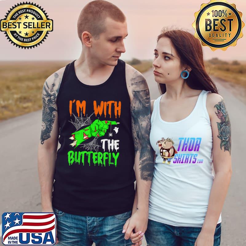 I’m With The Butterfly Halloween Costume For Women Men T Shirt Tank Top