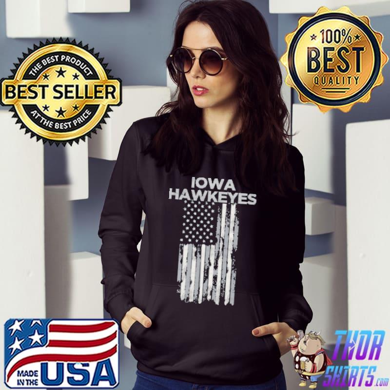 Iowa Hawkeyes America Flag Shirt Hoodie