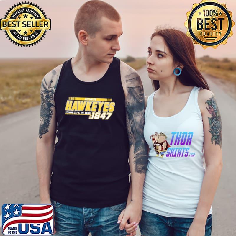 Iowa Hawkeyes Iowa City Iowa Ia Est 1847 Shirt Tank Top