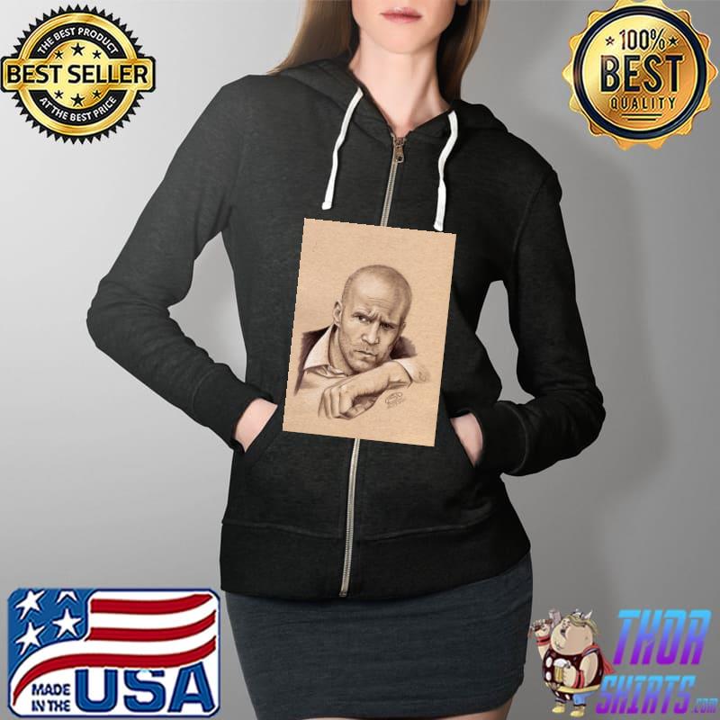 Jason Statham Olga Dmitrieva Signature Art Shirt Full Zip Hooded