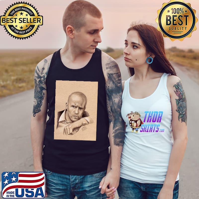 Jason Statham Olga Dmitrieva Signature Art Shirt Tank Top