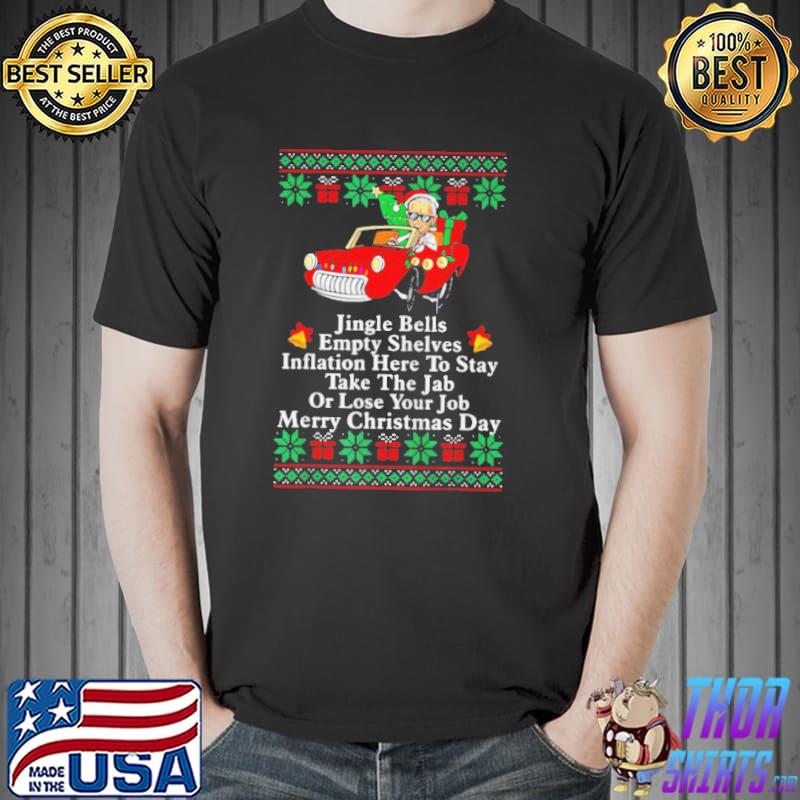 Jingle Joe Biden meme sarcastic empty shelves ugly christmas 2021 s Unisex