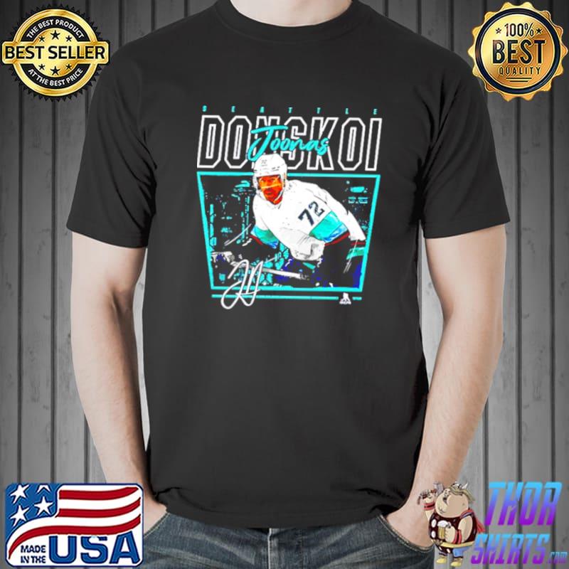 Joonas Donskoi Seattle Kraken Cage signature s Unisex