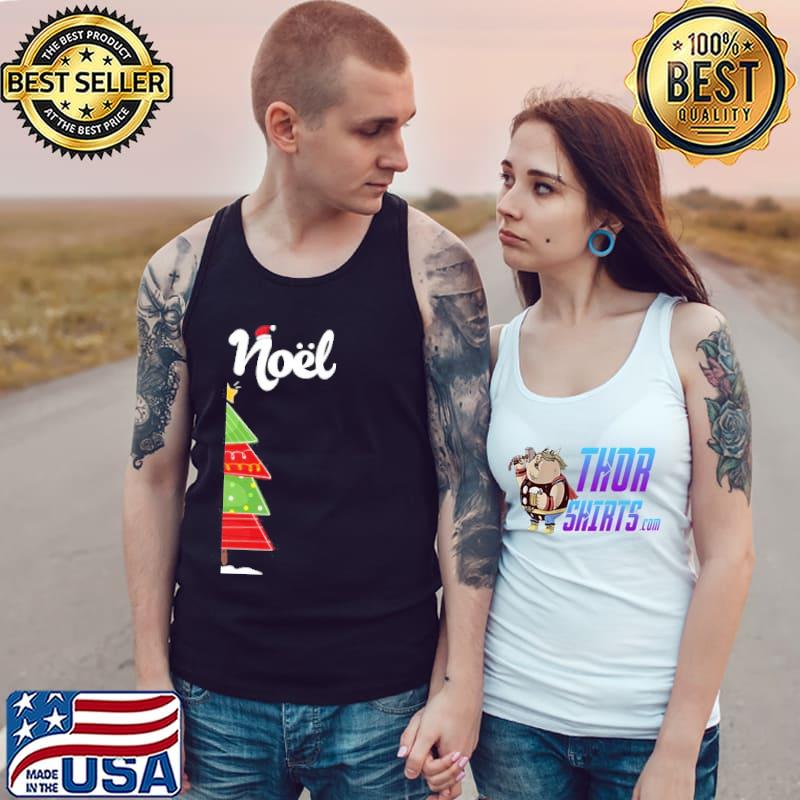 Joyeux Noel Matching Christmas Tree Shirt Tank Top