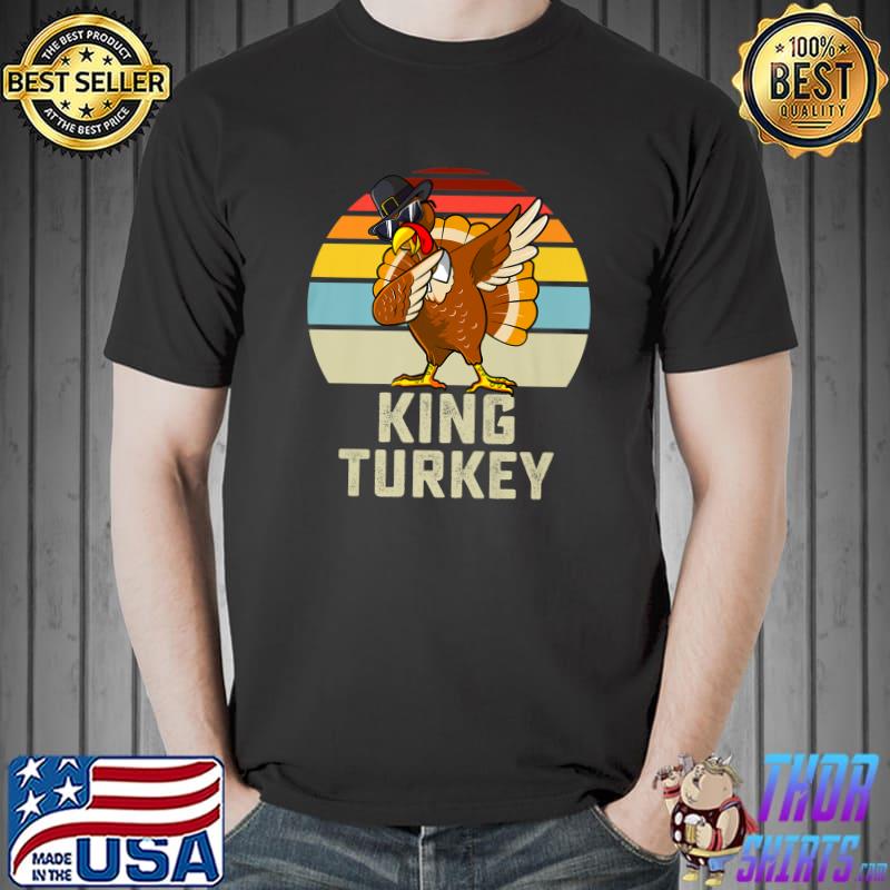 King Turkey Matching Family Thanksgiving Group Funny Men Boy Premium T-Shirt Unisex