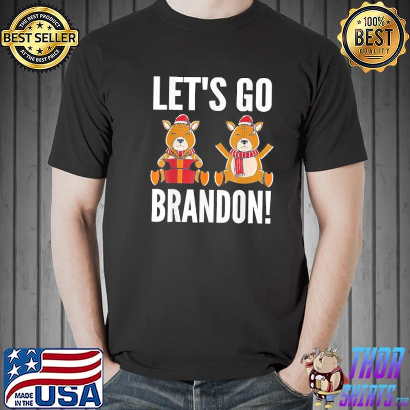 Let’s Go Branden Christmas 2021 Santa And Friends T-Shirt Unisex