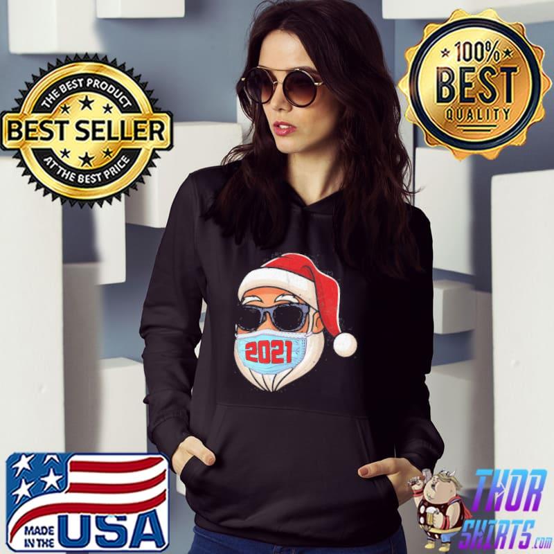merry Christmas Santa 2021 Face MAsk Shirt