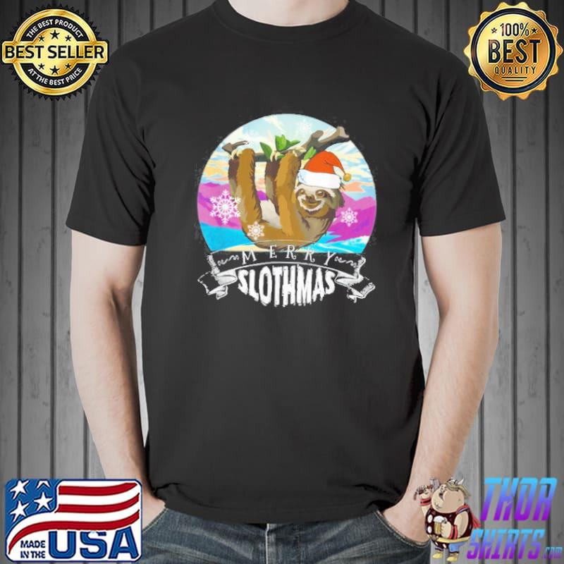 Merry Slothmas Shirt Unisex