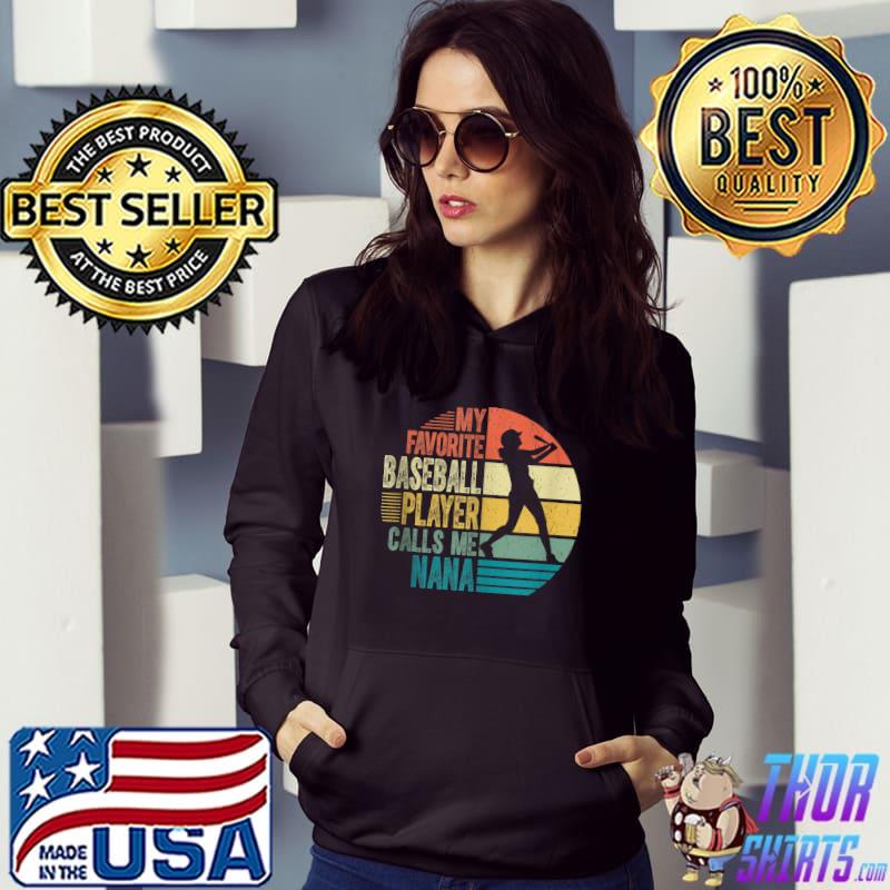 My Favorite Baseball Nana Mothers Day Softball Lover T-shirt