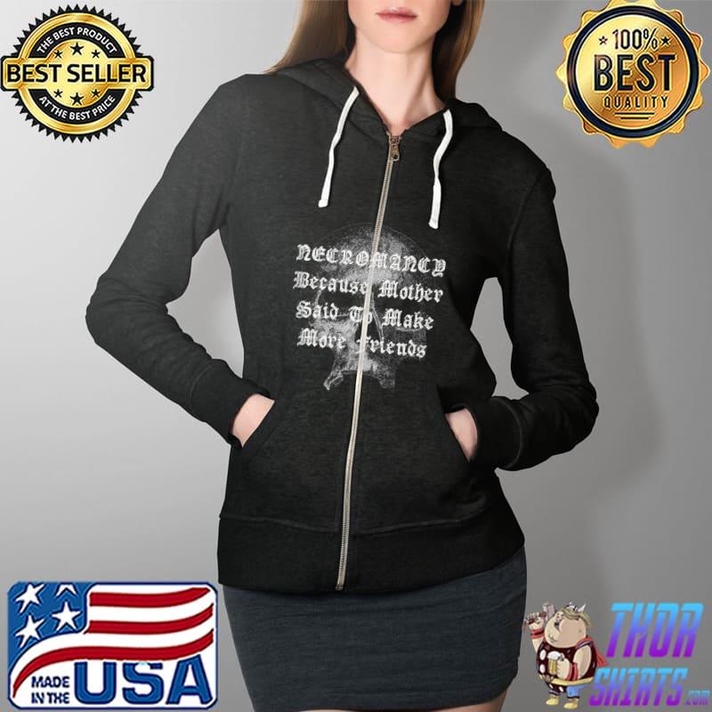 Necromancy Horror Skull Funny Halloween T-s Full Zip Hooded