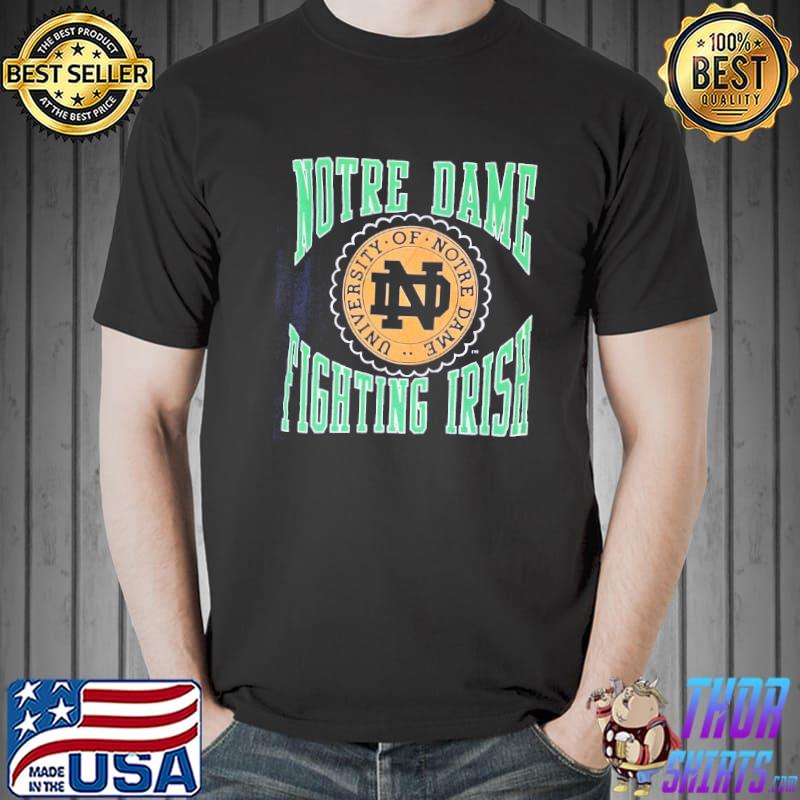 Nice 90s Notre Dame Fighting Irish Logo 7 University ND College Shirt Unisex
