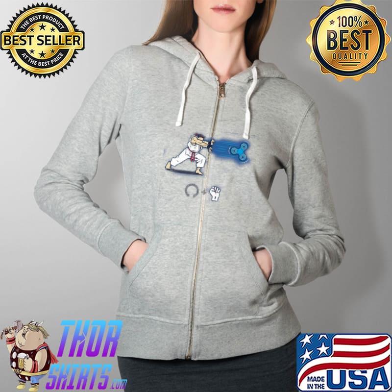 Nice hadouken Spinner Shirt Full Zip Hooded