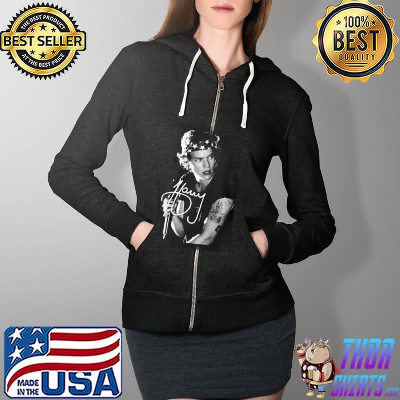 Nice harry styles one direction Shirt Full Zip Hooded