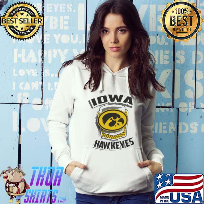 Nice Iowa Hawkeyes Logo Football Shirt