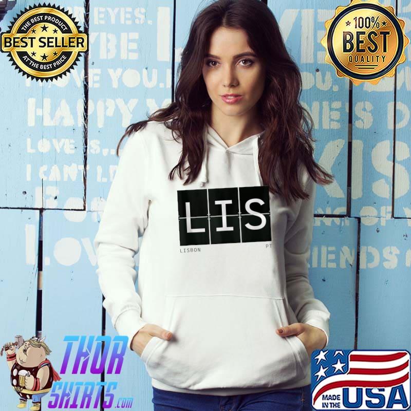 Nice lIS Lisbon Portugal Retro Travel Airport Code Traveler T-Shirt