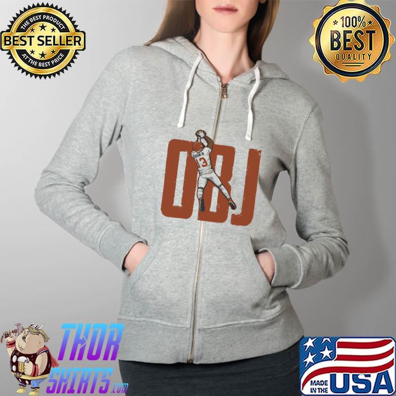 Odell Beckham Jr OBJ Cleveland Browns Shirt Full Zip Hooded